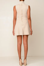 Load image into Gallery viewer, Cutout Turtleneck Sleeveless Top - Light Nude