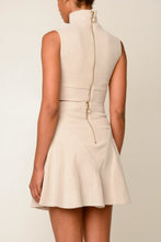 Load image into Gallery viewer, Cutout Turtleneck Sleeveless Top - Light Nude