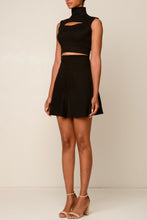 Load image into Gallery viewer, Cutout Turtleneck Sleeveless Top - Black