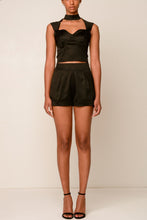 Load image into Gallery viewer, Satin Cutout Top