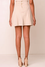 Load image into Gallery viewer, High-Waist Mini Skirt - Light Nude
