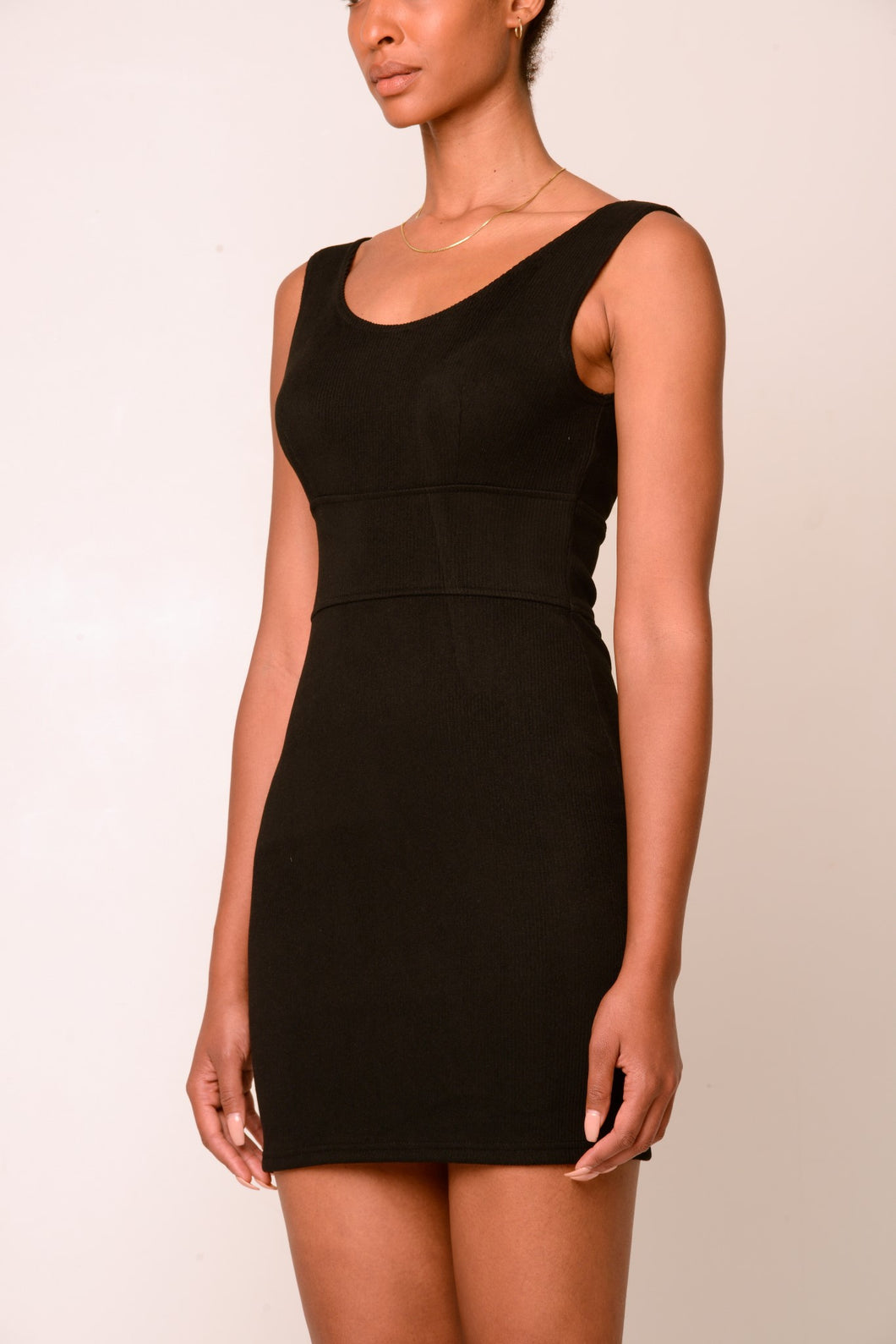 Bodycon Mini Dress - Black